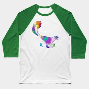 Colorful Daktoaraptor Baseball T-Shirt